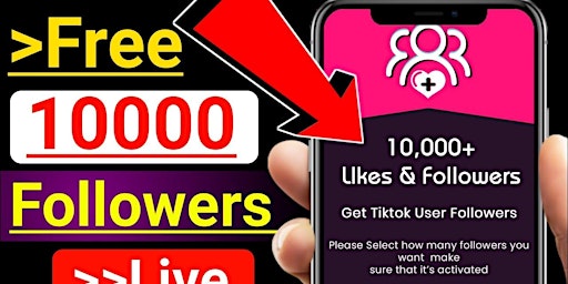 (Recent_Ways) Free TikTok Followers 2024 The Ultimate Free TikTok Followers primary image