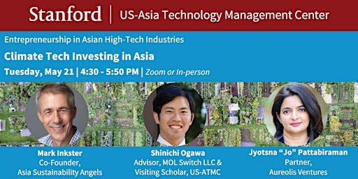 Climate Tech Investing in Asia primary image