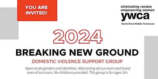 Breaking New Ground - Domestic Violence Support Group primary image