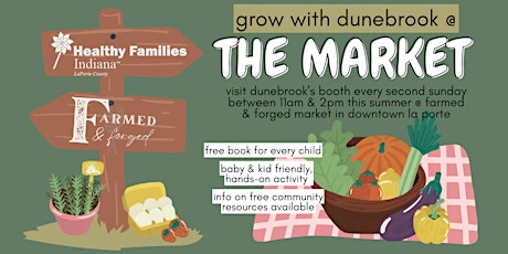 Grow with Dunebrook's Booth at Farmed & Forged Market