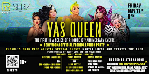 Imagem principal do evento Yas Queen - with Manila Luzon and Trinity The Tuck