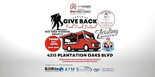 Wounded Warriors Project Oakleaf Food Truck Giveback Event primary image