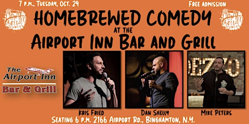 Homebrewed Comedy at the Airport Inn Bar and Grill primary image