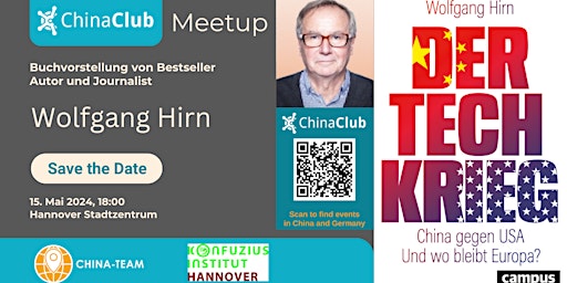 ChinaClub Meetup - Buchvorstellung von Wolfgang Hirn  primärbild