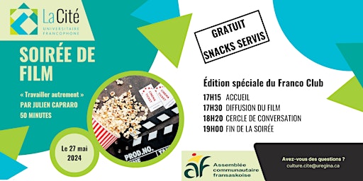 Hauptbild für Franco-Club - Soirée de film et discussion