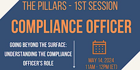 The Pillars webinar series - Compliance Officer