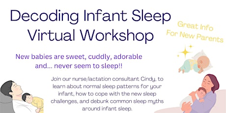 Imagen principal de Decoding Infant Sleep: Great Info for New Parents!