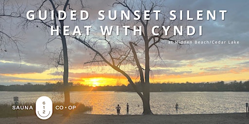 Imagen principal de 612 Sauna Cooperative Guided Sunset Silent Session with Cyndi