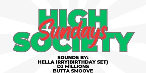 High Society Sundays - 05/05/24  primärbild