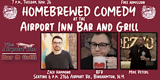 Imagen principal de Homebrewed Comedy at the Airport Inn Bar and Grill
