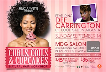 Curls, Coils and Cupcakes ft. Dee Carrington of Loop Salon ATL primary image