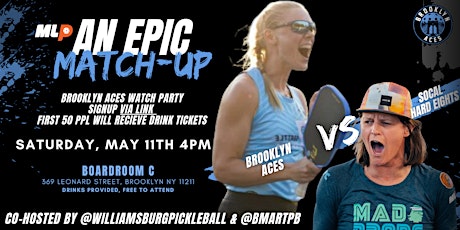 Brooklyn Aces vs. SoCal Hard 8s Watch Party