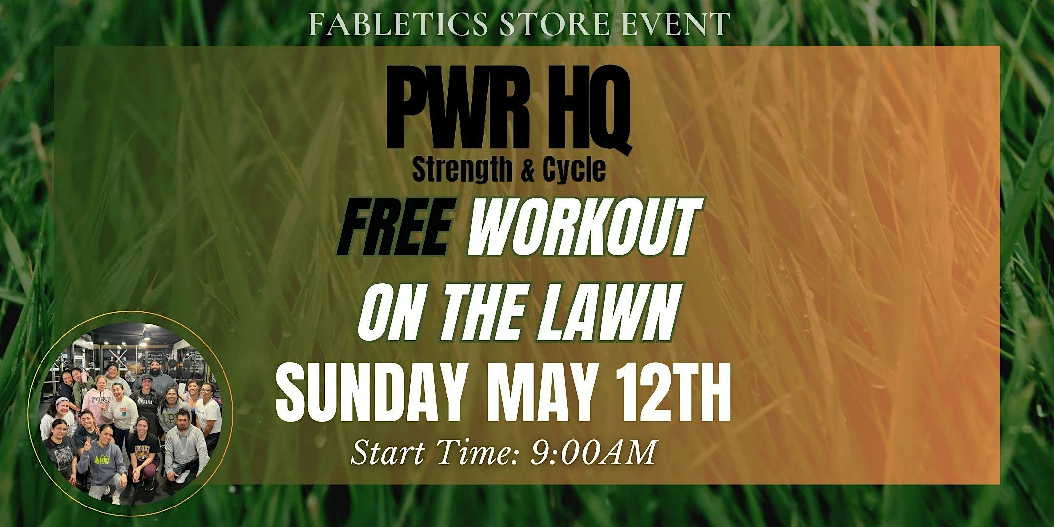 FREE strength training lawn workout
