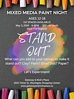 Teen Mixed Media Paint Night primary image