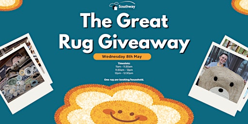 Imagem principal do evento The Great Rug Giveaway returms