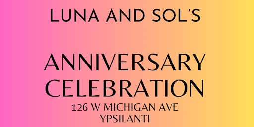 Imagem principal do evento Luna and Sol's Anniversary Celebration. Bundles and Burlesque