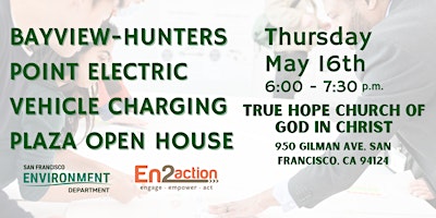 Bayview-Hunters Point Electric Vehicle Charging Plaza Open House primary image