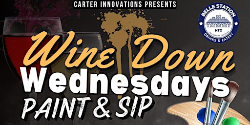 Wine Down Wednesdays Paint & Sip  primärbild