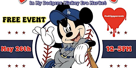 Free Dodgers Mickey Pop Up Market