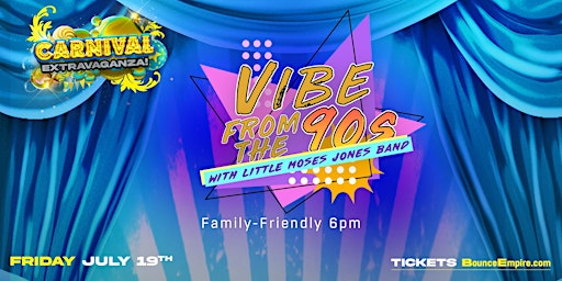 Immagine principale di Vibe from the 90's with Little Moses Jones Band 