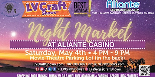 Primaire afbeelding van Night Market at Aliante Casino - more ticket registrations