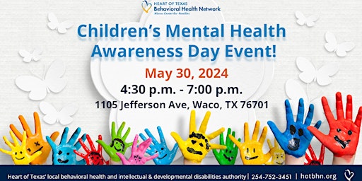 Imagem principal do evento Children's Mental Health Awareness Day!