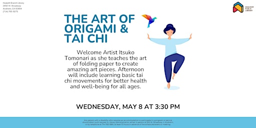 Primaire afbeelding van The Art of Origami and Tai Chi at Haskett Branch