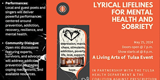 Lyrical Lifelines for Mental Health and Sobriety primary image
