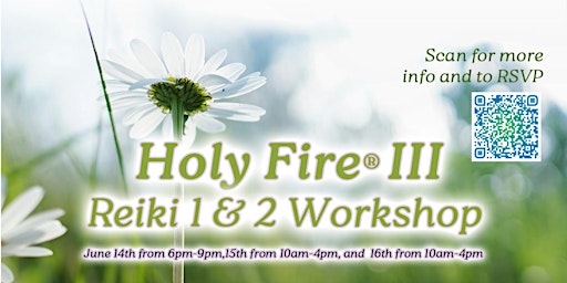 Holy Fire III Reiki 1 & 2 Workshop primary image