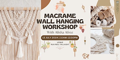Macramé Workshop - Wall Hanging - Sat 13th of July, 2024  primärbild