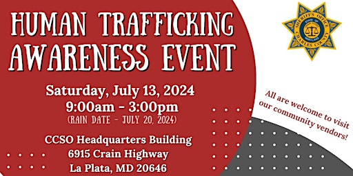Image principale de Human Trafficking Awareness Event