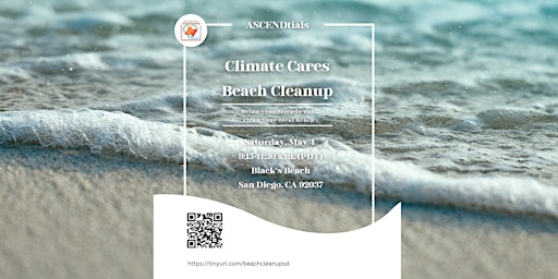 Imagem principal do evento ASCENDtials Climate Cares Black's Beach Cleanup
