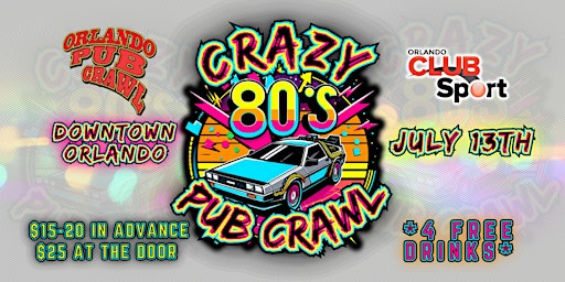The Crazy 80's Pub Crawl  primärbild