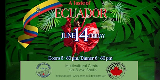 Imagem principal do evento A Taste of Ecuador