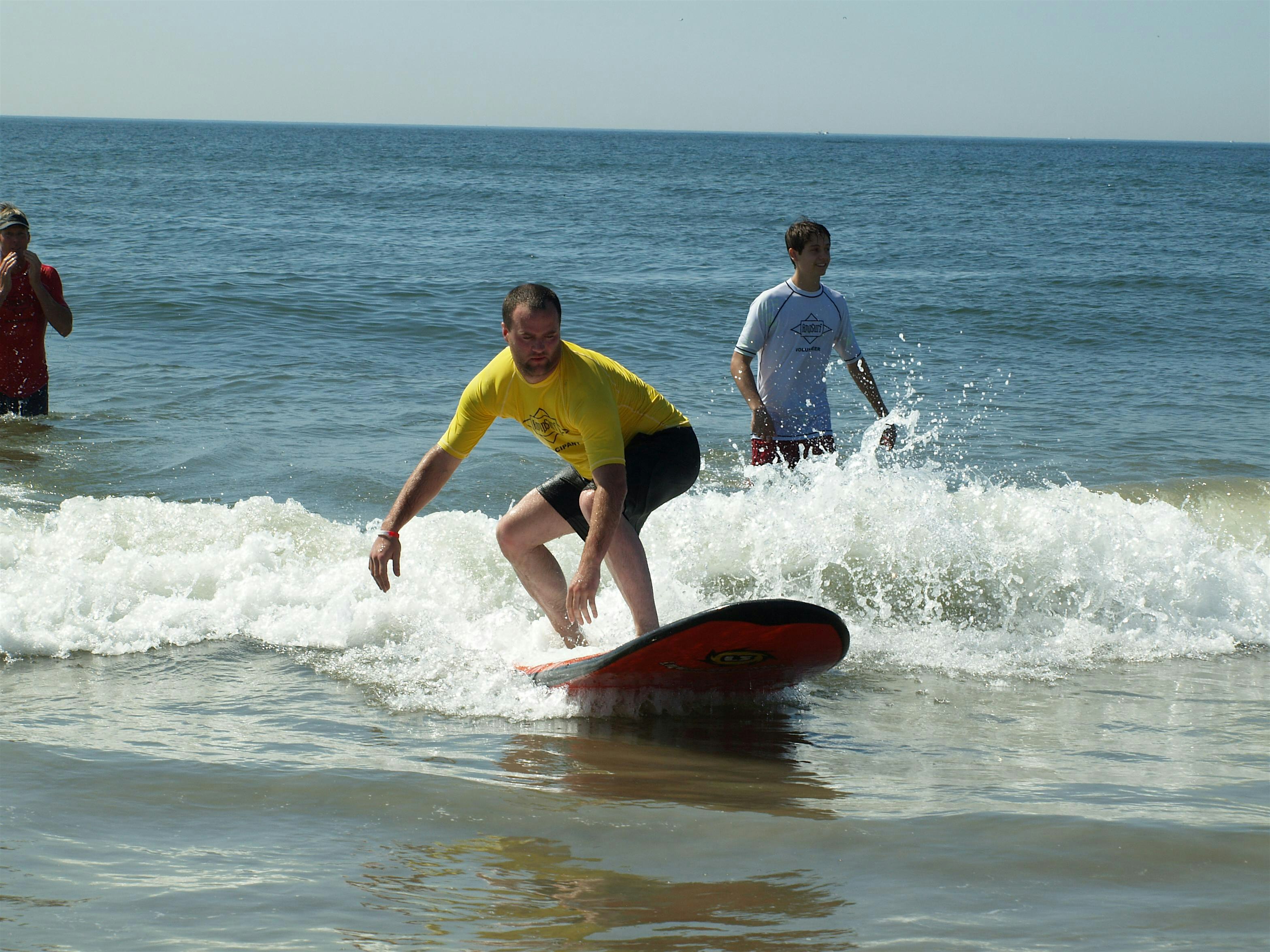AmpSurf NY, Learn to Surf Clinic, July 27th, Rockaway Beach, New York