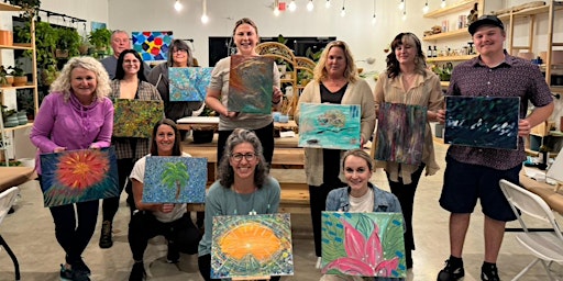 Primaire afbeelding van Paint Night!  Art Share Experience at Flora!