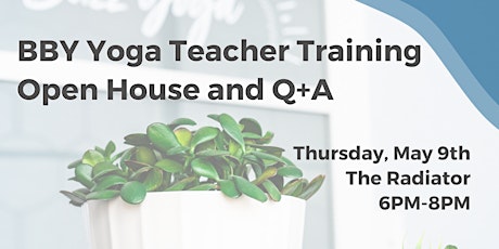 Better Buzz Yoga Teacher Training Open House