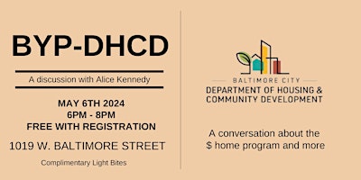 Imagem principal do evento BYP and DHCD - A conversation with Alice Kennedy