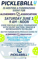 Alzheimers Fundraiser at PickleballU
