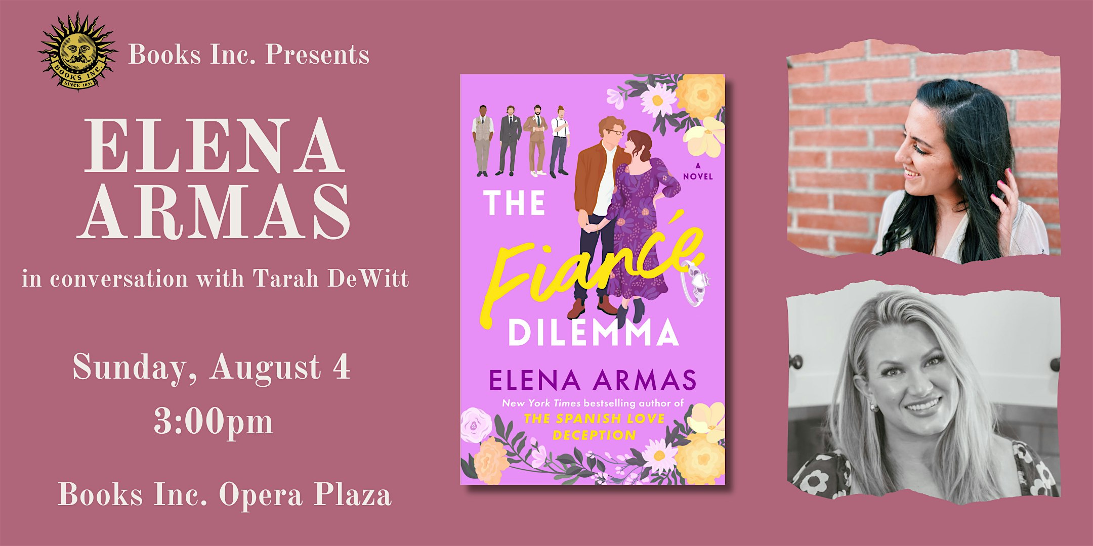 ELENA ARMAS at Books Inc. Opera Plaza