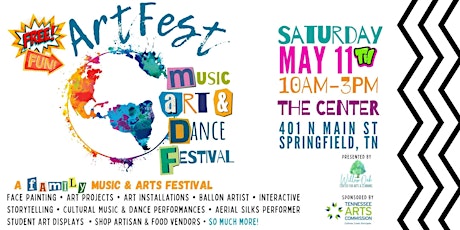 Hauptbild für ArtFest + Free Family Music, Art, and Dance Festival