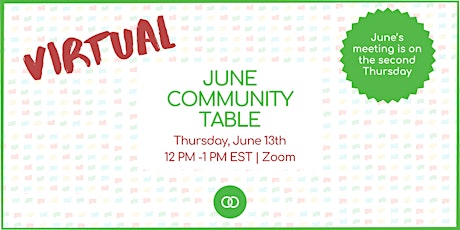 Immagine principale di Branchfood's June Community Table 