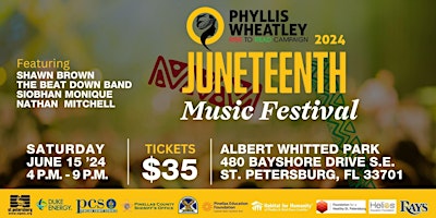 The PWRTRC 2024 Juneteenth Literacy Music Festival primary image