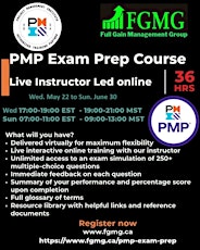 PMP Exam Prep. Course (Online)