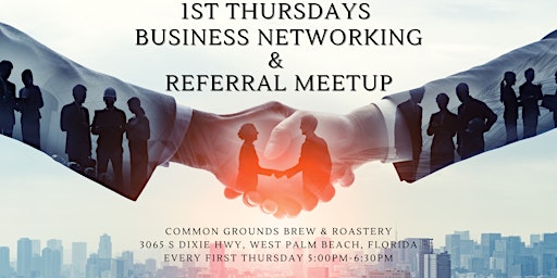 Imagem principal de 1st Thursday's FREE Business Networking