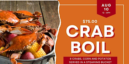 Imagem principal do evento Crab Boil - Aug 10th