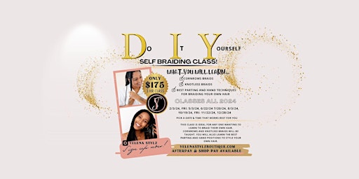 Do It Yourself/Self Braiding Class primary image