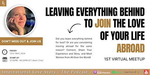 Imagen principal de Love Across Cultures: Connection and Conversation for Women who Moved Abroad for Love