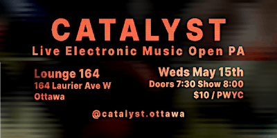 Hauptbild für Catalyst 3 Live Electronic Music Open PA