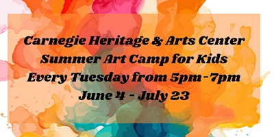 Imagen principal de Copy of Carnegie Kids Summer Art Camp 2024
